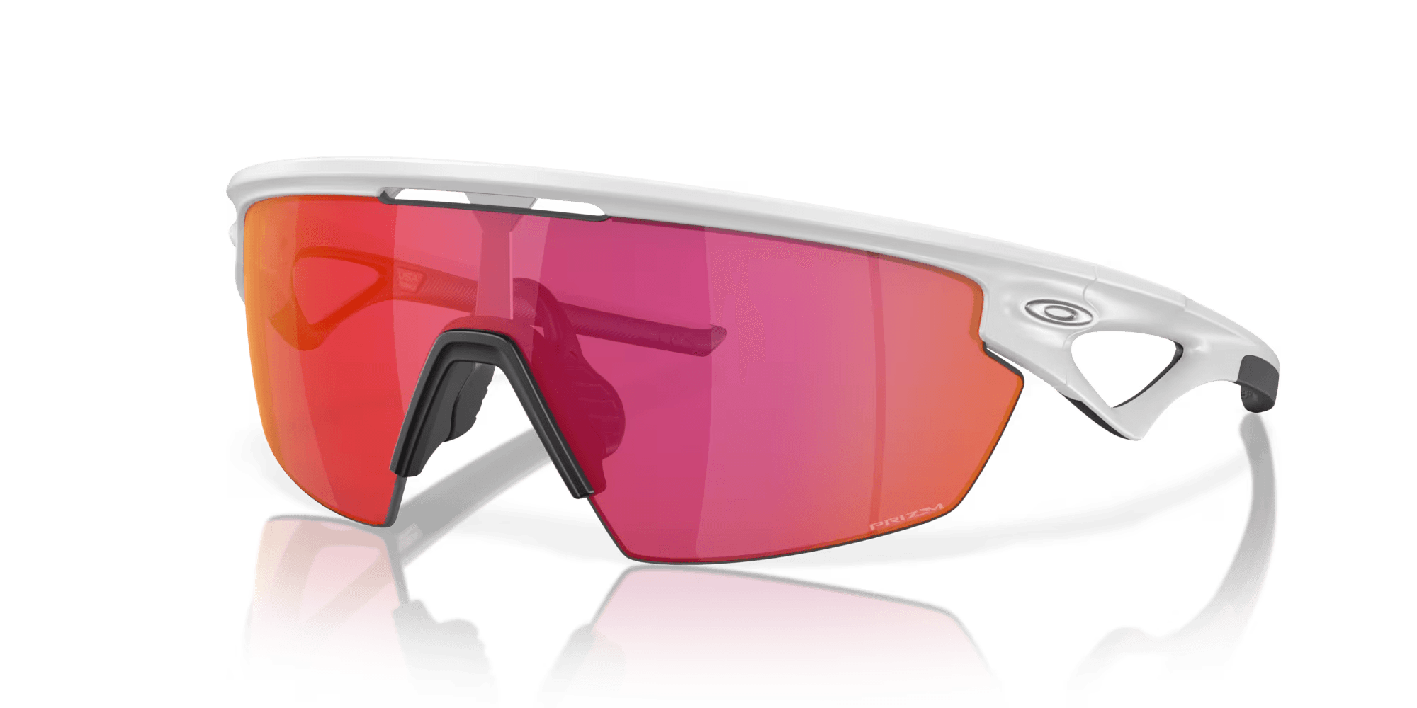 Oakley Sphaera Matte White Sunglasses w/ Prizm Field Lens – Gear West