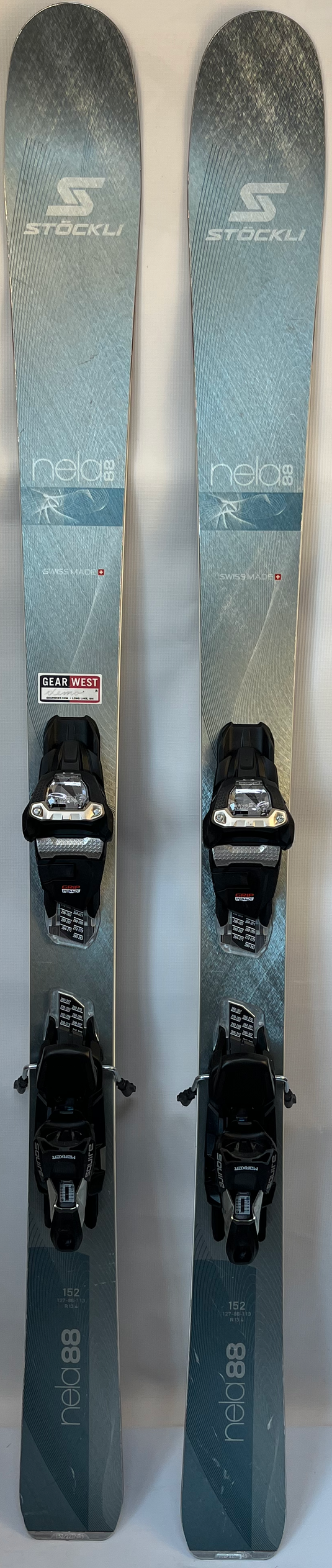 Demo Stockli Women's Nela 88 152cm w/ Marker Squire 11 TCX Demo Binding