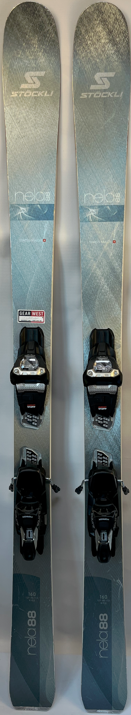 Demo Stockli Women's Nela 88 160cm w/ Marker Squire 11 TCX Demo Binding