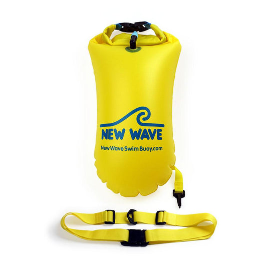 New Wave Swim Buoy - Medium (15 Liter) - PVC Yellow