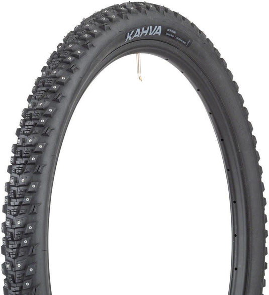 45NRTH Kahva Tire - 29 x 2.25, Tubeless, Folding, Black, 60tpi, 252 Concave Carbide Studs - Gear West
