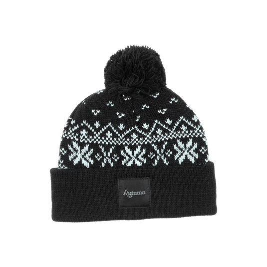 Autumn Wonderland Beanie in Black - Gear West