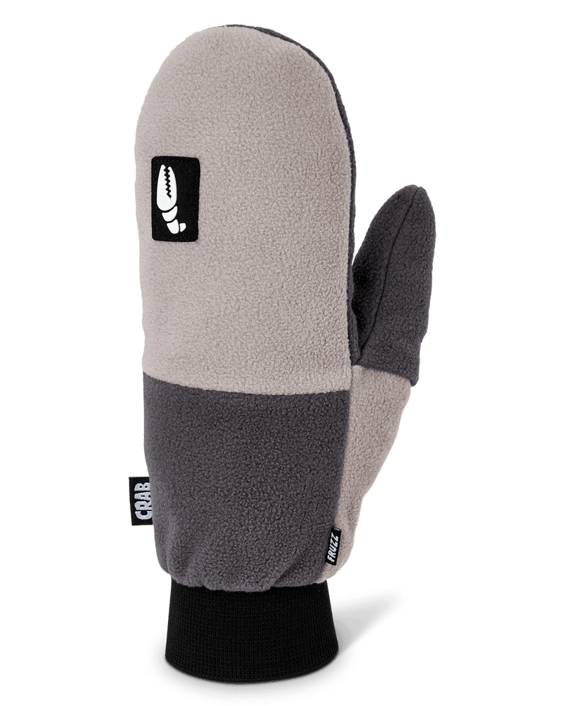 Load image into Gallery viewer, Crab Grab Fruzz Mitten in Grey - Gear West