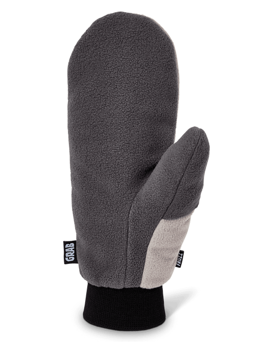 Crab Grab Fruzz Mitten in Grey - Gear West