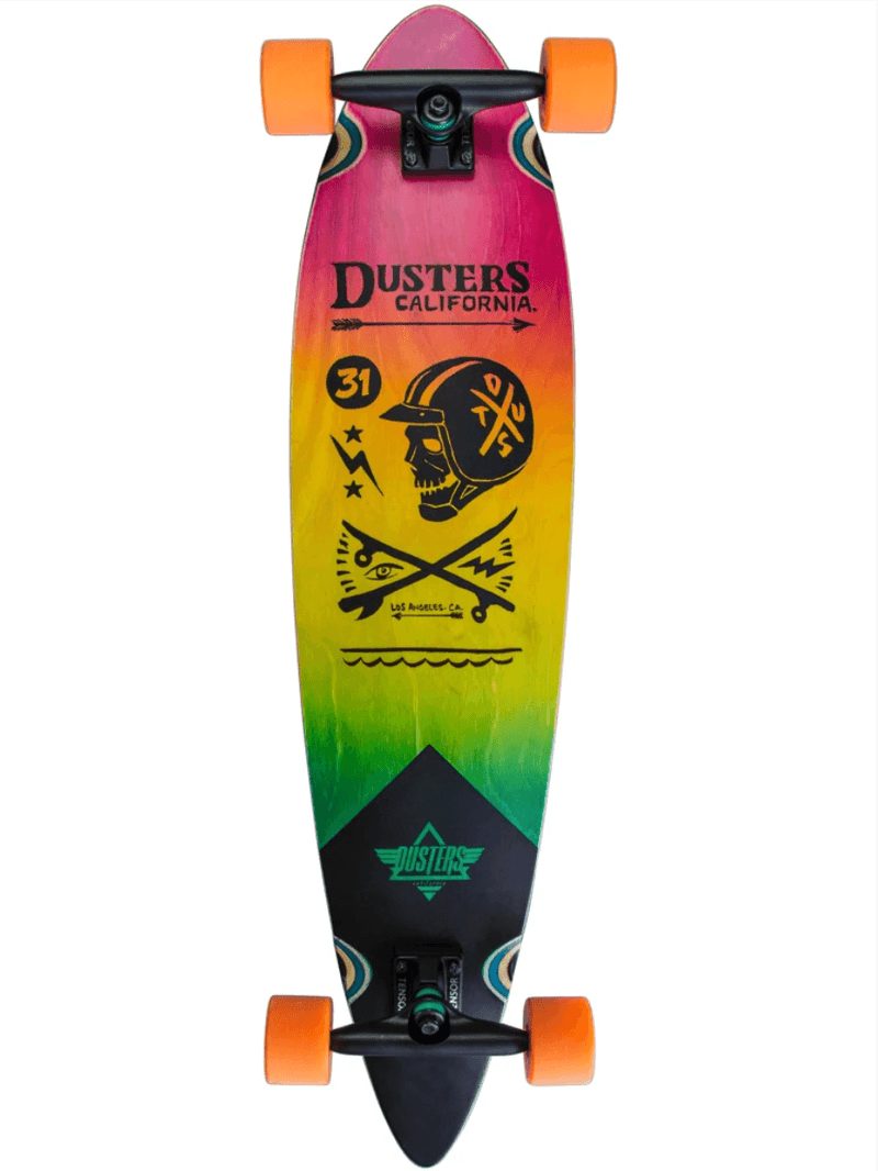Load image into Gallery viewer, Dusters Moto Fades 37" Complete Longboard - Gear West