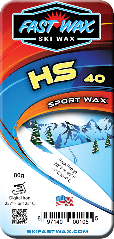 Fast Wax HS-40 Yellow Glide Wax - 80g - Gear West