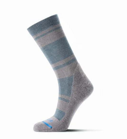 FITS Light Hike Crew Sock - Stormy Weather/Titanium - Gear West