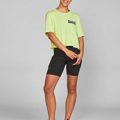 Load image into Gallery viewer, Janji Women&#39;s Runterra Bio Boxy Tee GFX - Gear West
