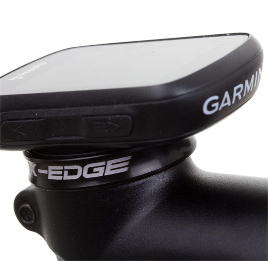 K-EDGE Gravity Cap Stem Mount for Garmin Quarter Turn Type Computers, Black - Gear West