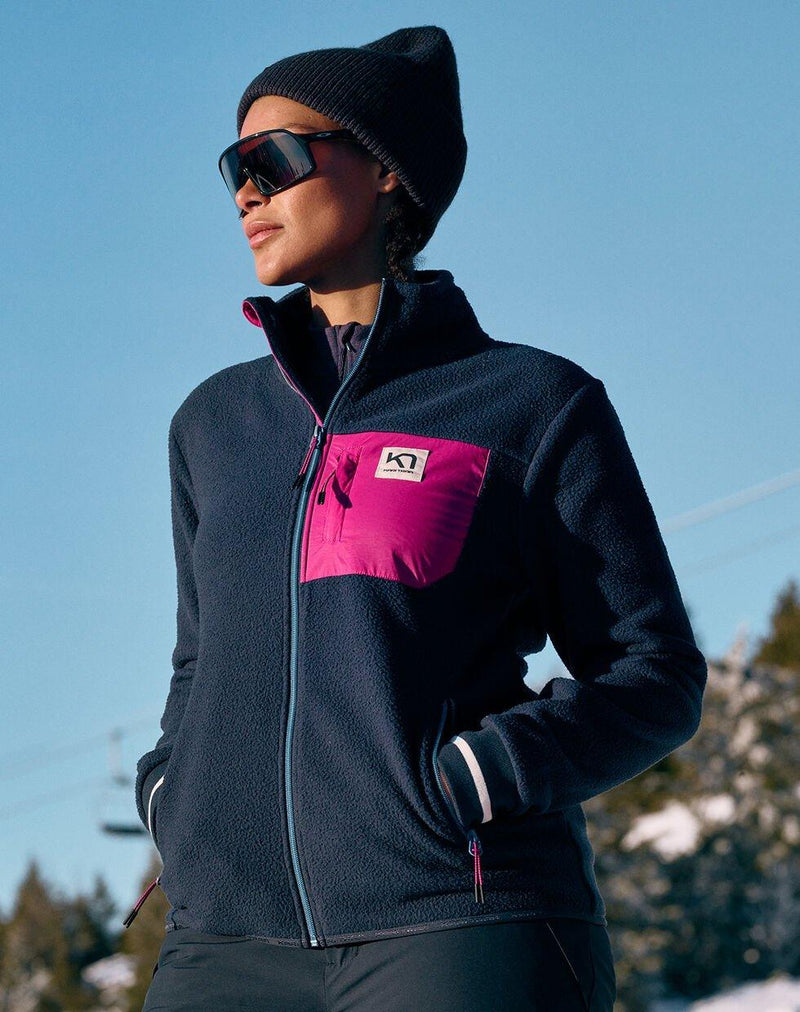 Load image into Gallery viewer, Kari Traa Women's Rothe Midlayer Fleece Jacket - Gear West