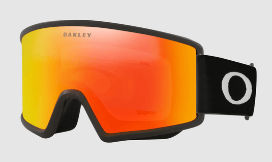 Oakley Target Line L Goggle in Black with Fire Iridium Lens - Gear West