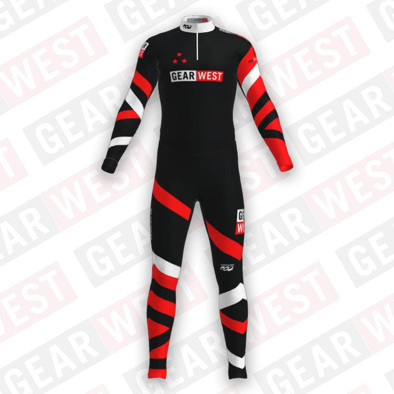Load image into Gallery viewer, Podiumwear Unisex Gear West Black Racesuit - Gear West