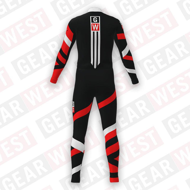 Load image into Gallery viewer, Podiumwear Unisex Gear West Black Racesuit - Gear West