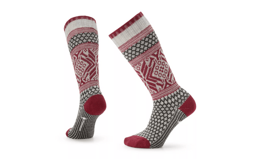 Smartwool Women's Everyday Popcorn Snowflake Pattern Crew Socks Medium - Gear West