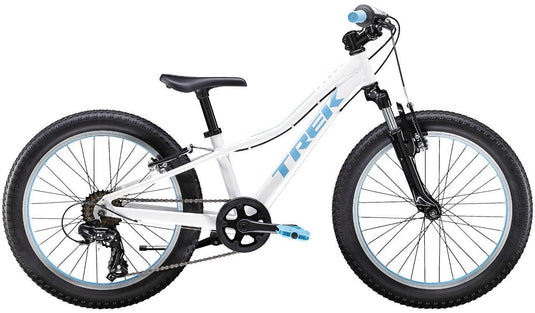 Trek Precaliber 20 7-speed Girl's - Crystal White/Blue - Gear West