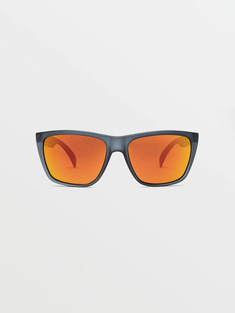 Load image into Gallery viewer, Volcom Plasm Sunglasses Matte Smoke/ Heat Polarized - Gear West
