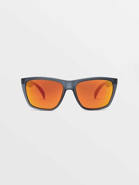 Volcom Plasm Sunglasses Matte Smoke/ Heat Polarized - Gear West