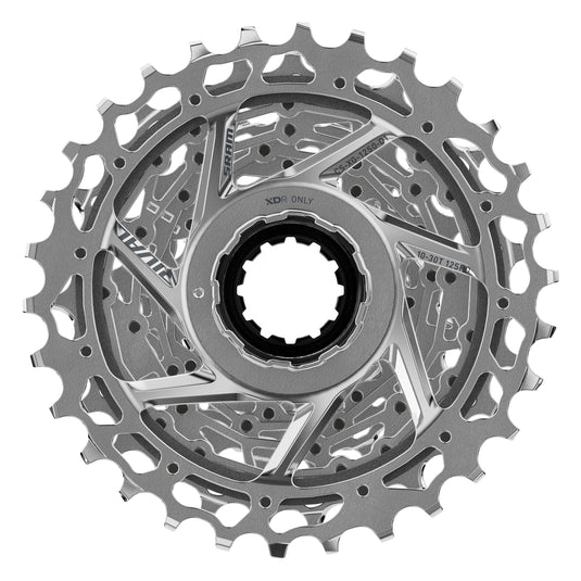 SRAM Rival AXS XG-1250 Cassette - 12-Speed 10-30t Silver For XDR Driver Body D1