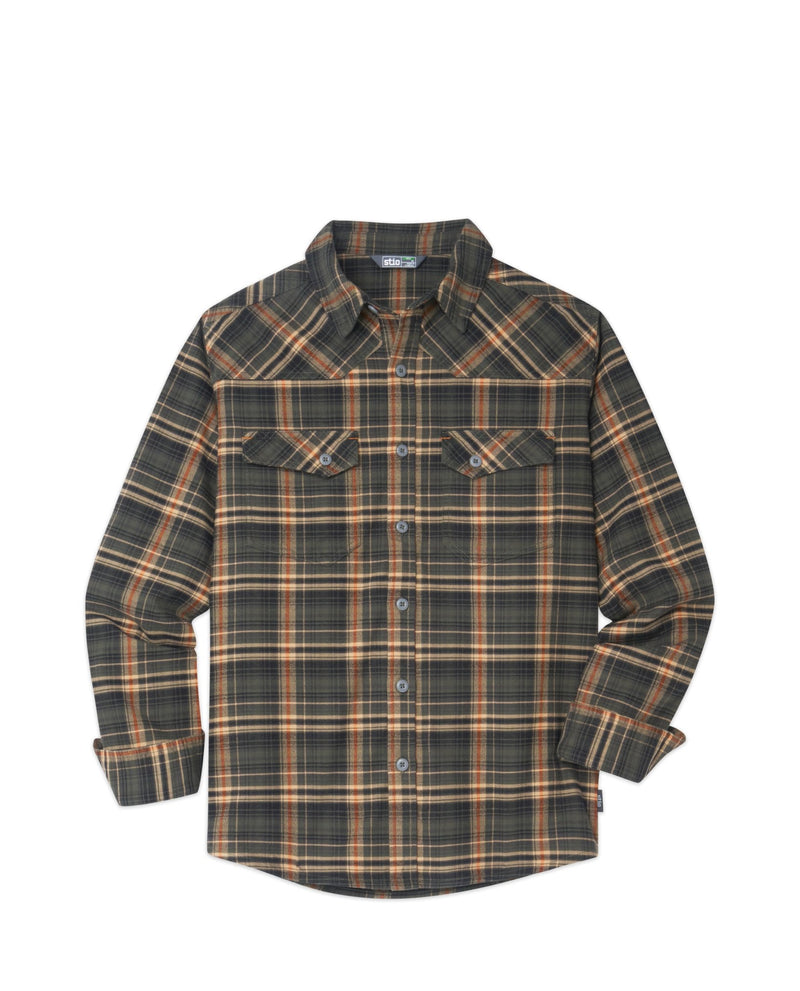 Load image into Gallery viewer, Stio Men&#39;s Junction Midweight Flannel Shirt
