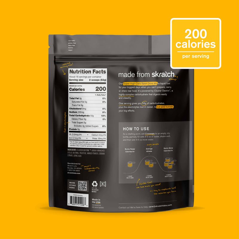 Load image into Gallery viewer, Skratch Labs Super High-Carb Drink Mix

