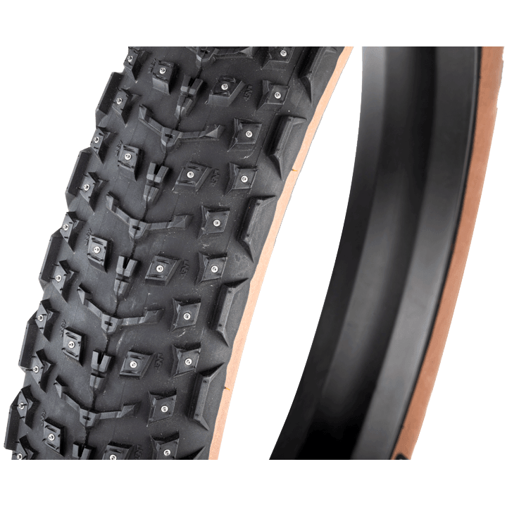 Load image into Gallery viewer, 45NRTH Dillinger 5 27.5x4.5 Tan Studded Fat Bike Tire - Gear West
