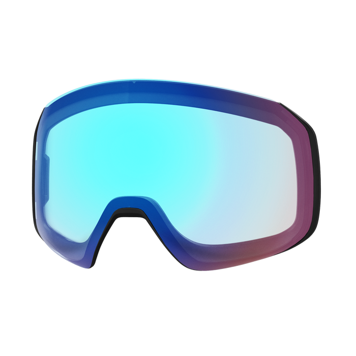 Load image into Gallery viewer, 4D MAG S Goggles in Iceberg Sport Stripes  w/ChromaPop Sun Platinum Mirror Lens
