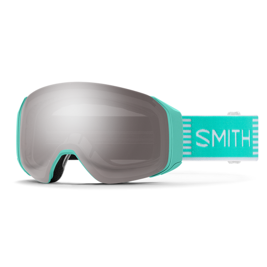 4D MAG S Goggles in Iceberg Sport Stripes  w/ChromaPop Sun Platinum Mirror Lens