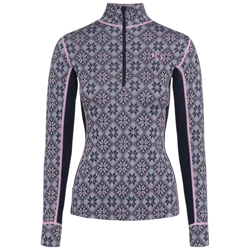 Kari Traa Women's Rose Half Zip Wool Baselayer