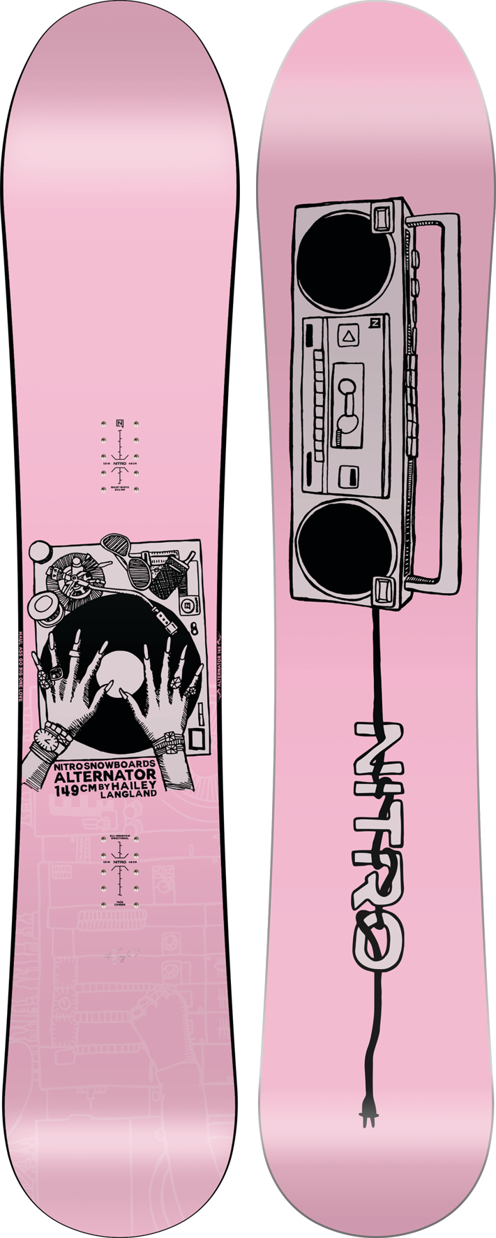 Load image into Gallery viewer, Nitro Women&#39;s Alternator X Hailey Snowboard 2026
