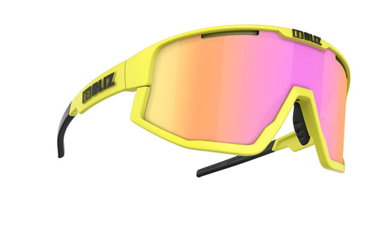 Bliz Fusion Neon Yellow w/Brown w/Purple Multi