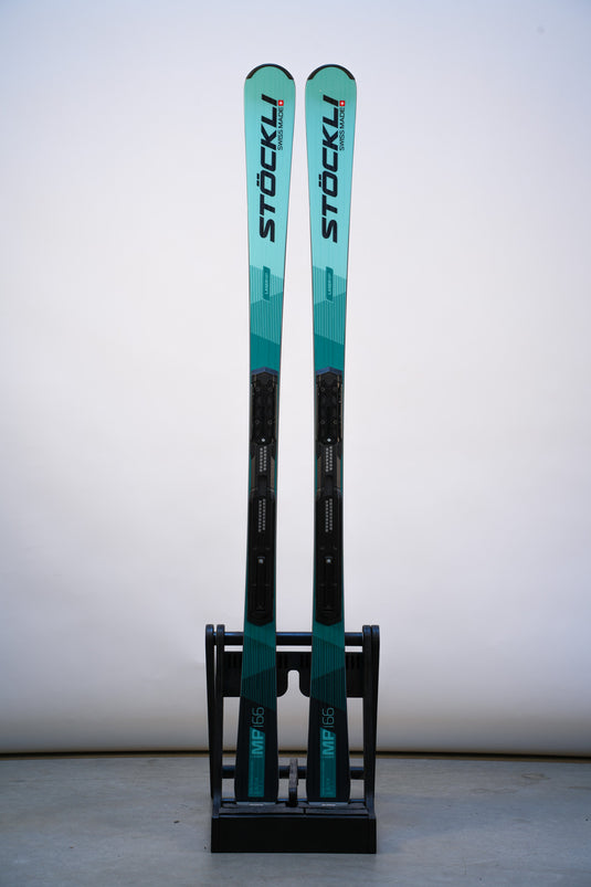 Stockli Women's Laser MP Ski with D20 Plate & Salomon SRT12 Binding 2026