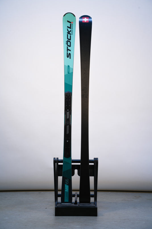 Stockli Women's Laser MP Ski with D20 Plate & Salomon SRT12 Binding 2026