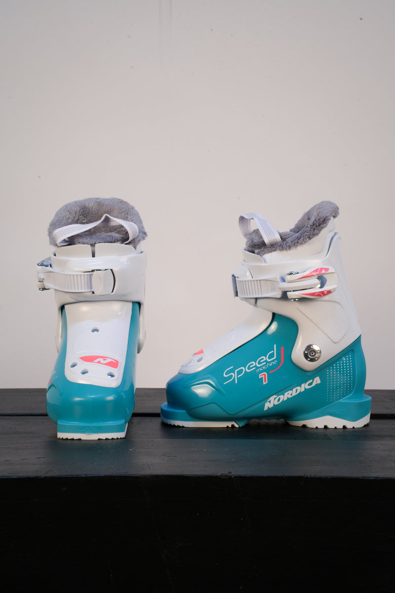Load image into Gallery viewer, Nordica Speedmachine J1 (Girl) Juniors Ski Boot 2026
