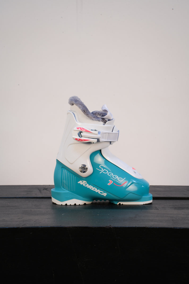 Load image into Gallery viewer, Nordica Speedmachine J1 (Girl) Juniors Ski Boot 2026
