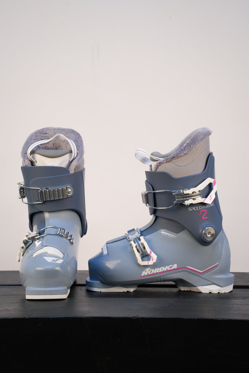 Load image into Gallery viewer, Nordica W27 Speedmachine J 2 Girl Blu/Lt Blu/Fucs

