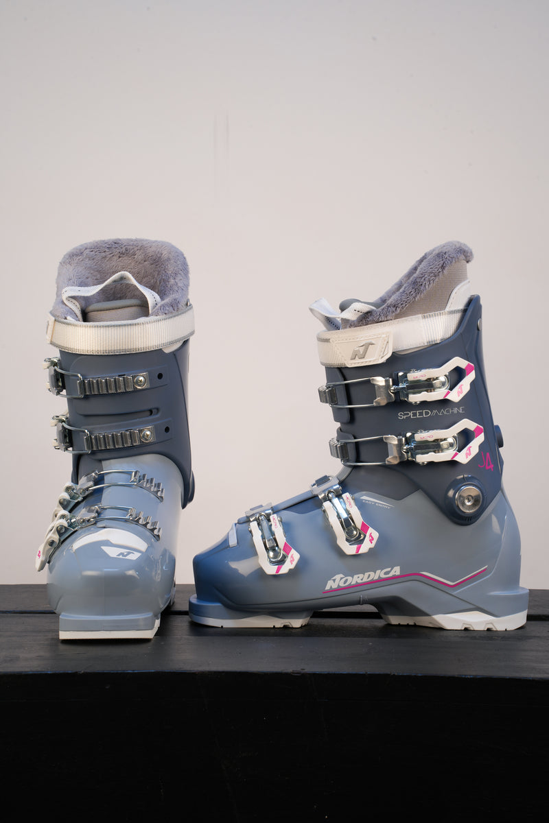 Load image into Gallery viewer, Nordica W27 Speedmachine J 4 Girl Blu/Lt Blu/Fucs
