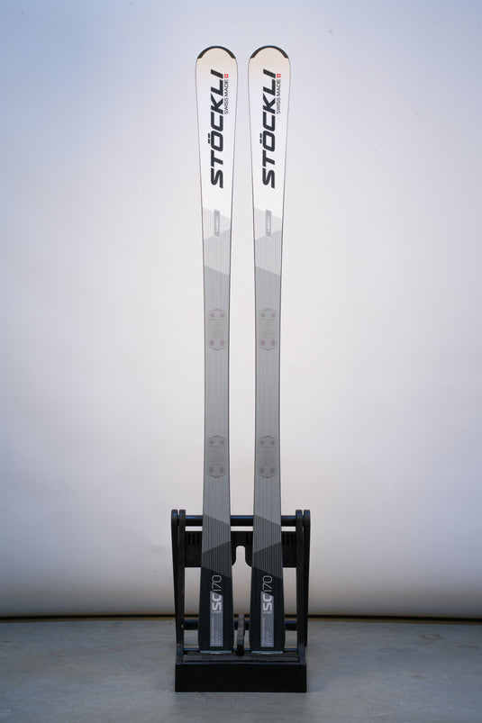 Stockli Laser SC Ski with D20 plate & Salomon WRT 12 GW Binding 2026