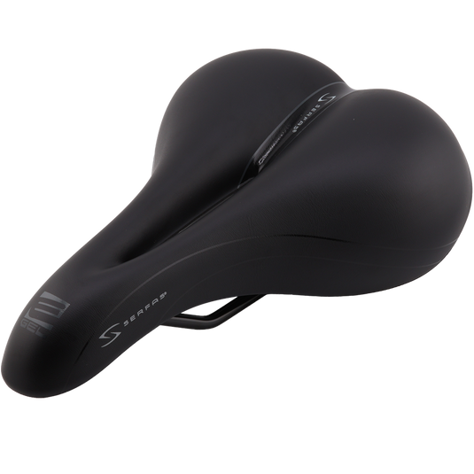 Serfas Men's E-GelDual Density Cut Out Saddle