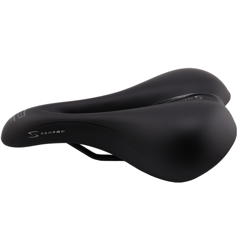 Load image into Gallery viewer, Serfas Men's E-GelDual Density Cut Out Saddle
