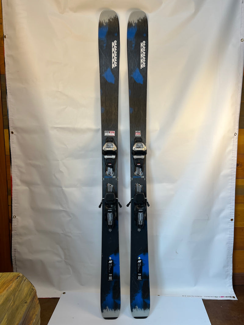 Load image into Gallery viewer, Demo K2 Mindbender 99TI 184cm w/ Marker Griffon 13 Demo Binding
