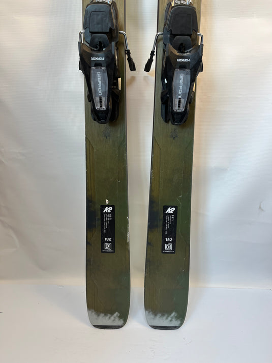 Demo K2 Mindbender 89Ti 182cm w/ Marker Griffon 13 Demo Binding