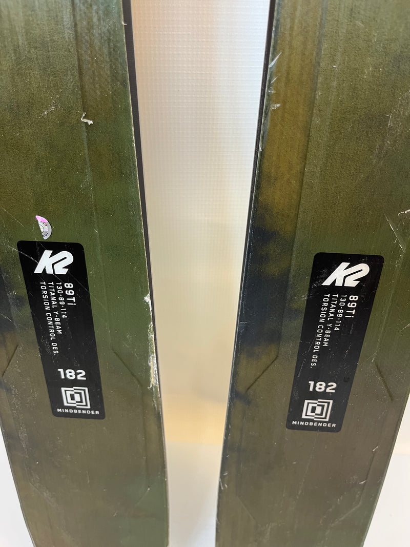 Load image into Gallery viewer, Demo K2 Mindbender 89Ti 182cm w/ Marker Griffon 13 Demo Binding
