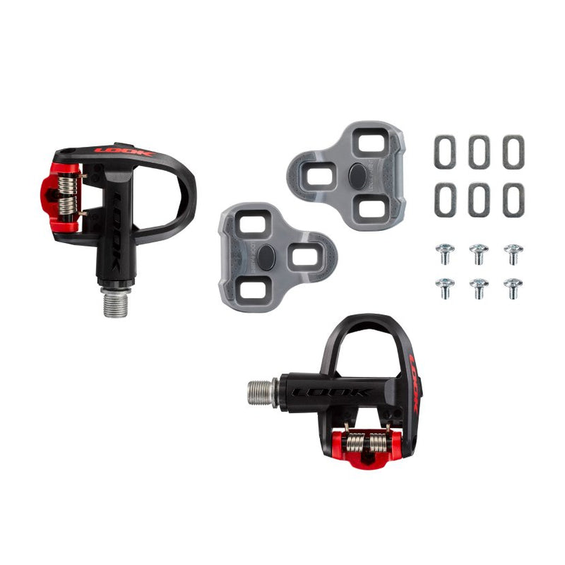 Load image into Gallery viewer, LOOK KEO CLASSIC 3 Pedals - Single Sided Clipless, Chromoly, 9/16", Black/Red

