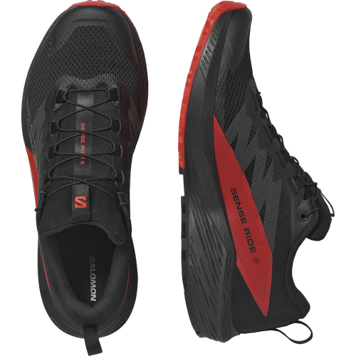 Salomon Sense Ride 5 Blk/Fiery Red