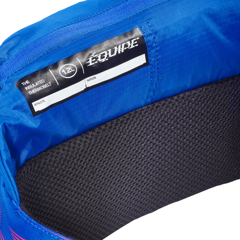 Load image into Gallery viewer, Salomon Thermobelt Race Blue/Fiery Red/Yellow
