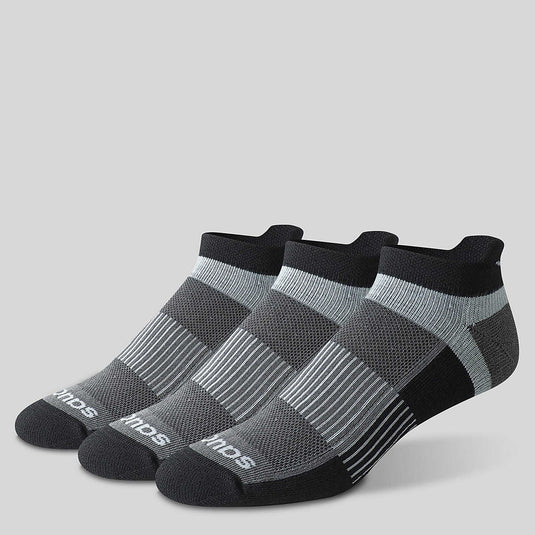 Sacouny Inferno No Show Tab Socks - 3 Pack