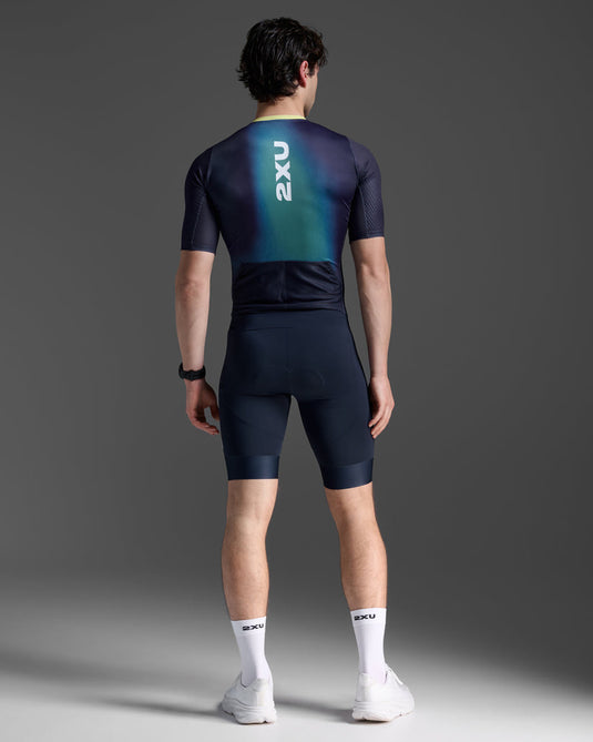2XU Men's Aero Hex Sleeved Trisuit