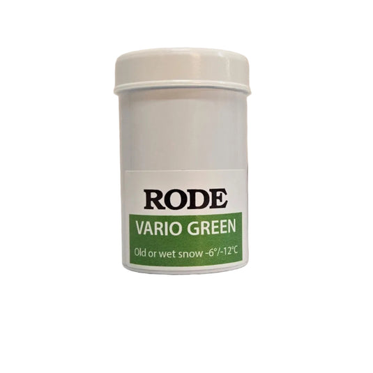 Rode Vario Green kick wax in a white tube with green label