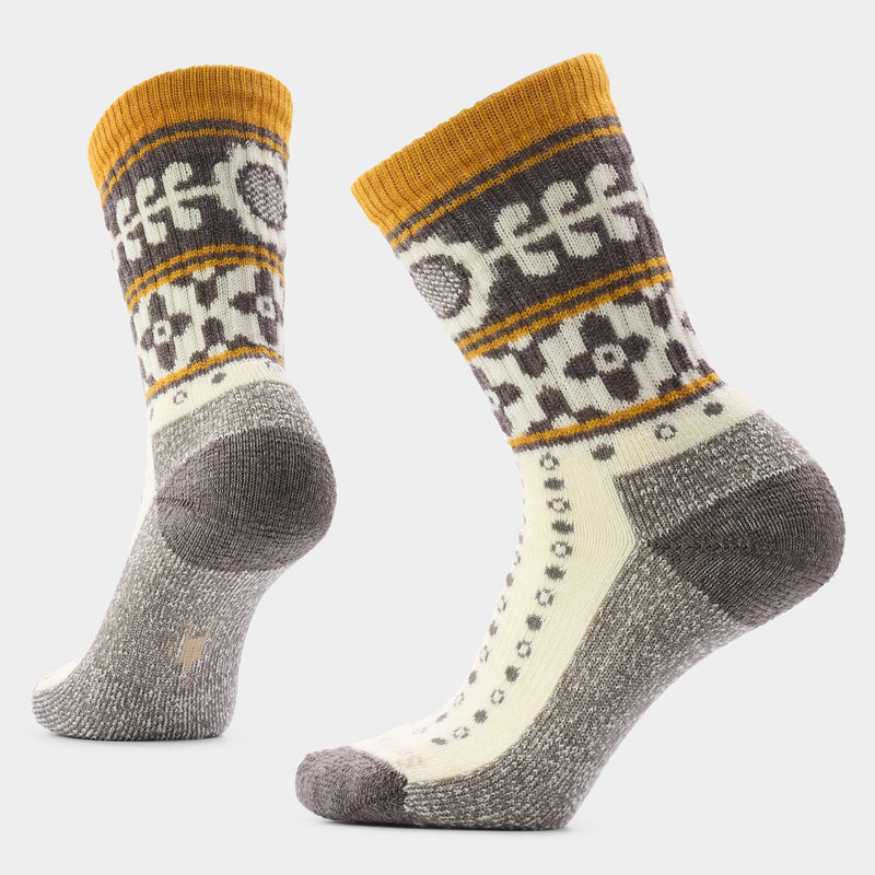 Load image into Gallery viewer, Smartwool Women's Everyday Cozy Retro Sunflower Crew
