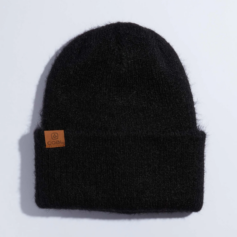 Load image into Gallery viewer, Coal Pearl Fuzzy Knit Beanie
